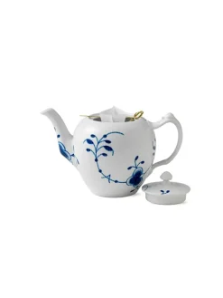 Royal Copenhagen Kander<Hvid Halvblonde, tekande med låg 100 cl