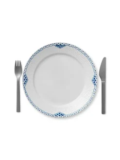Royal Copenhagen Gaver Til Ham|Gaver Til Hende<Hvid Halvblonde, tallerken 27 cm