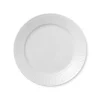 Royal Copenhagen Gaver Til Hende|Service<Hvid Riflet, tallerken 25 cm
