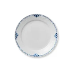 Royal Copenhagen Gaver Til Hende|Service<Hvid Riflet, tallerken 25 cm