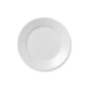 Royal Copenhagen Service<Hvid Riflet, tallerken 22 cm