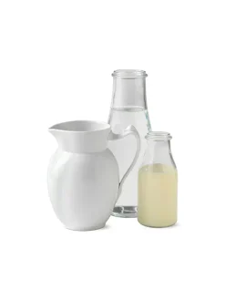 Royal Copenhagen Gaver Til Hende|Kander<Hvid Riflet, kande 170 cl