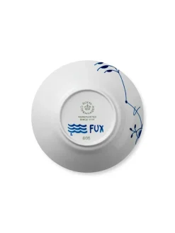 Royal Copenhagen Service<Hvid Riflet, dyb tallerken 24 cm