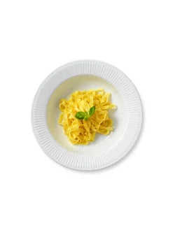 Royal Copenhagen Gaver Til Hende|Service<Hvid Riflet, pastatallerken 30 cm