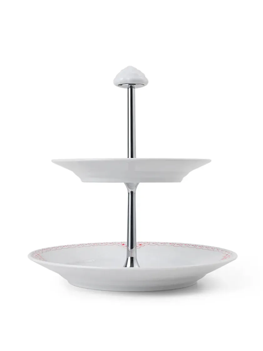 Royal Copenhagen Service<Koral Riflet Blonde, Étagère 2 lag