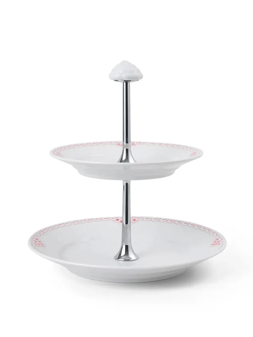 Royal Copenhagen Service<Koral Riflet Blonde, Étagère 2 lag