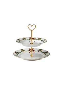 Royal Copenhagen Service<Koral Riflet Blonde, Étagère 2 lag