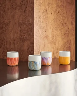 Royal Copenhagen Service<Riflet Contrast Marble, Fiery Yellow 35 cl