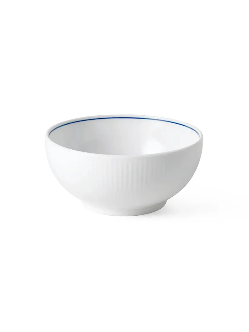 Royal Copenhagen Gaver Til Ham|Service<Sort Mega Riflet, skål 15 cm