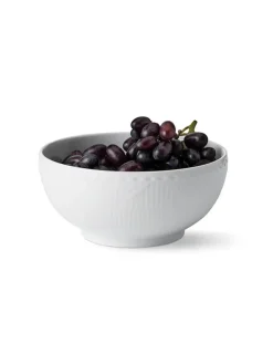 Royal Copenhagen Gaver Til Ham|Service<Sort Mega Riflet, skål 18 cm