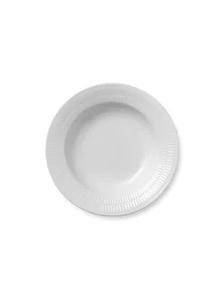 Royal Copenhagen Gaver Til Ham|Gaver Til Hende<Sort Mega Riflet, dyb tallerken 21 cm