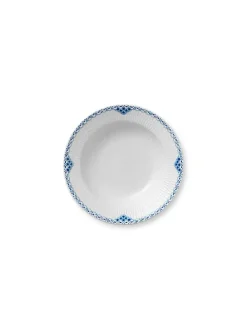 Royal Copenhagen Gaver Til Ham|Gaver Til Hende<Sort Mega Riflet, dyb tallerken 21 cm