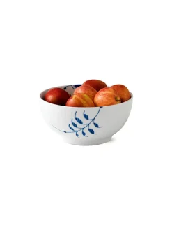 Royal Copenhagen Gaver Til Ham|Service<Sort Mega Riflet, skål 24 cm