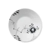 Royal Copenhagen Gaver Til Ham|Gaver Til Hende<Sort Mega Riflet, dyb tallerken 24 cm
