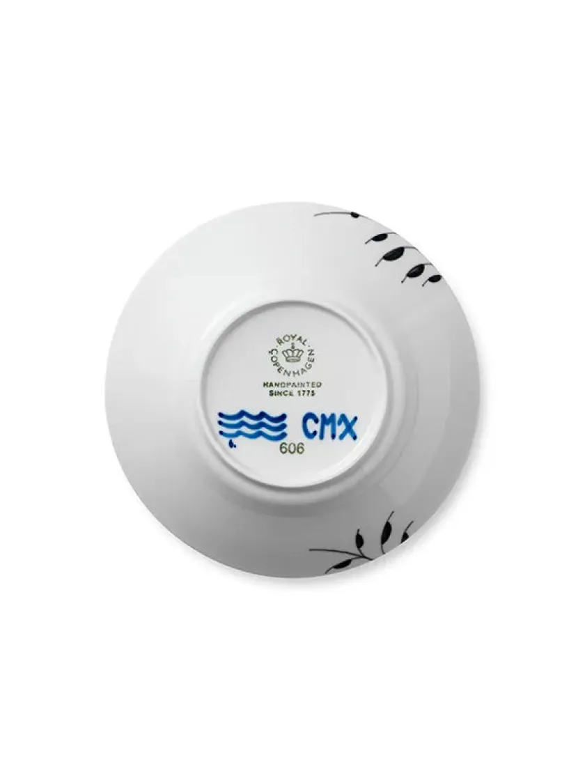 Royal Copenhagen Gaver Til Ham|Gaver Til Hende<Sort Mega Riflet, dyb tallerken 24 cm