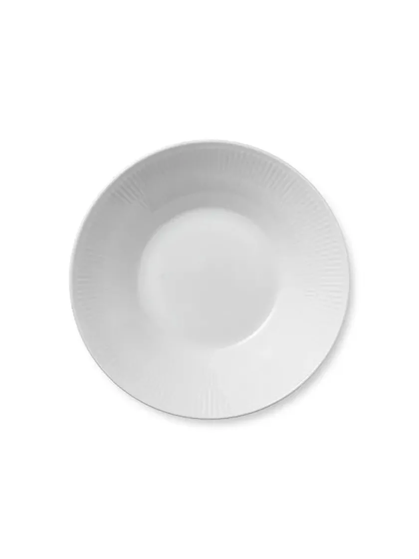 Royal Copenhagen Gaver Til Ham|Gaver Til Hende<Sort Mega Riflet, dyb tallerken 24 cm