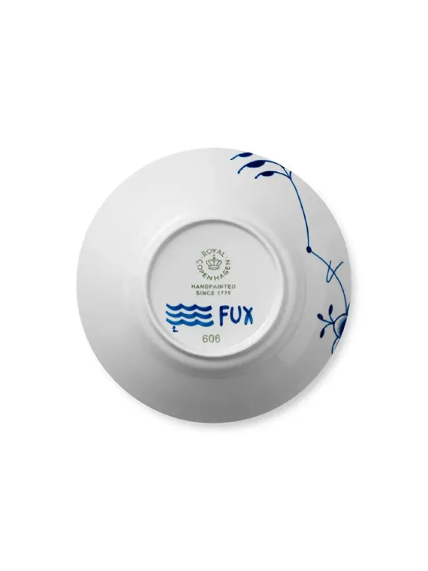 Royal Copenhagen Gaver Til Ham|Gaver Til Hende<Sort Mega Riflet, dyb tallerken 24 cm