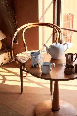 Royal Copenhagen Gaver Til Ham|Gaver Til Hende<Sort Mega Riflet, højhankskop 25 cl