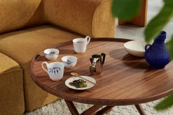 Royal Copenhagen Gaver Til Ham|Gaver Til Hende<Sort Mega Riflet, højhankskop 25 cl