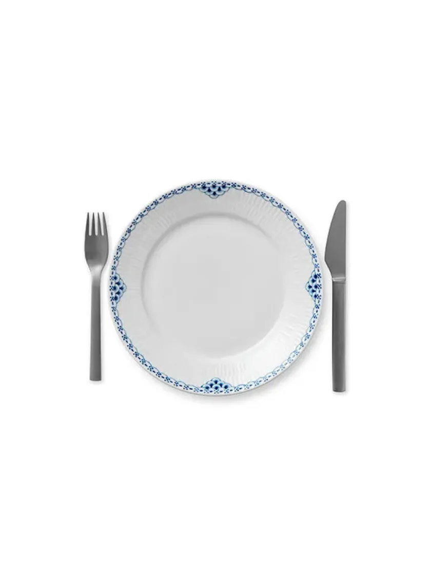 Royal Copenhagen Juleborddækning|Service<Stjerne Riflet Jul, tallerken 22 cm