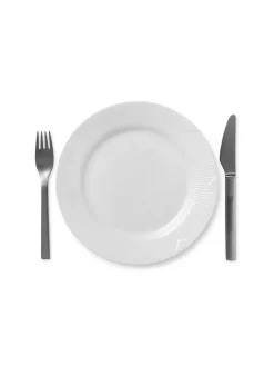 Royal Copenhagen Juleborddækning|Service<Stjerne Riflet Jul, tallerken 22 cm