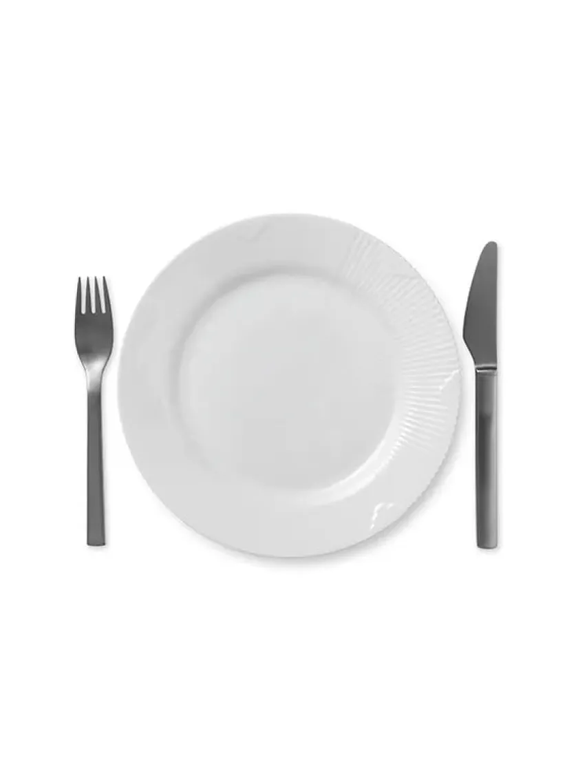 Royal Copenhagen Juleborddækning|Service<Stjerne Riflet Jul, tallerken 22 cm