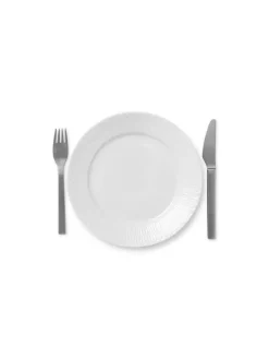 Royal Copenhagen Juleborddækning|Service<Stjerne Riflet Jul, tallerken 22 cm