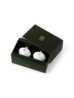 Royal Copenhagen Juleborddækning|Juletræspynt<Stjerne Riflet Jul, Ornament sæt