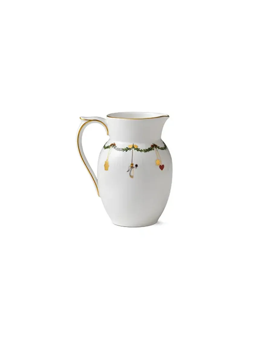 Royal Copenhagen Juleborddækning|Kander<Stjerne Riflet Jul, kande 90 cl