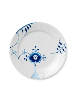 Royal Copenhagen Juleborddækning|Service<Stjerne Riflet Jul, tallerken 27 cm