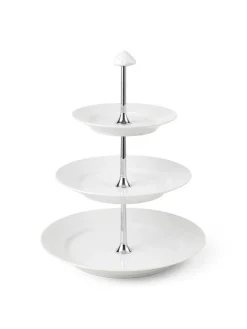 Royal Copenhagen Juleborddækning|Service<Stjerne Riflet Jul, étagère 23 cm