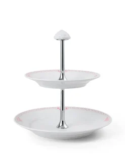 Royal Copenhagen Juleborddækning|Service<Stjerne Riflet Jul, étagère 23 cm