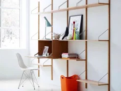 DK3 Reolsystemer<Royal System Modul m. Skrivebord/barklap fra