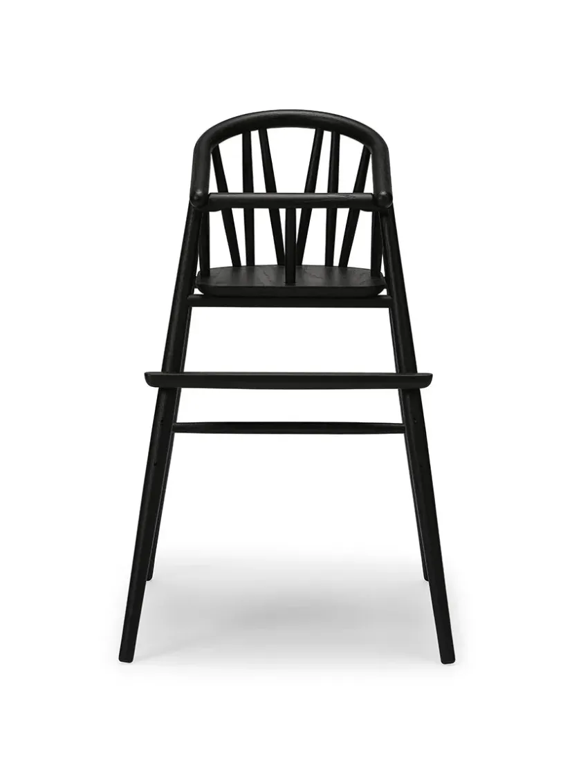 Børn Oaklings Gaver|Gaver Til Børn<Saga Højstol, sortlakeret eg fra