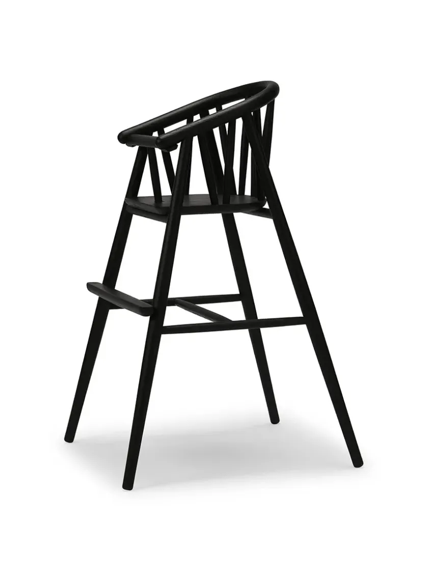 Børn Oaklings Gaver|Gaver Til Børn<Saga Højstol, sortlakeret eg fra