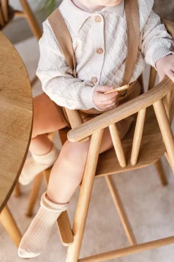 Børn Oaklings Gaver|Gaver Til Børn<Saga Højstol, sortlakeret eg fra