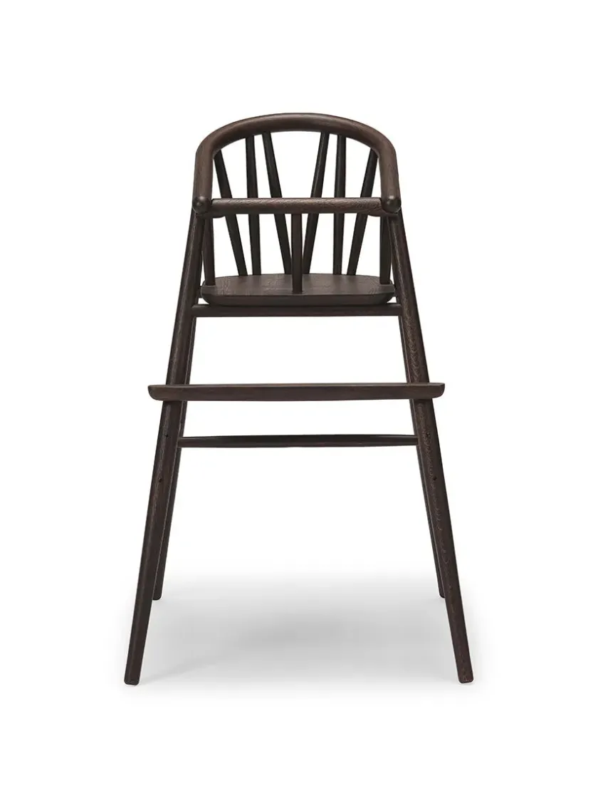 Børn Oaklings Gaver|Gaver Til Børn<Saga Højstol, sortlakeret eg fra