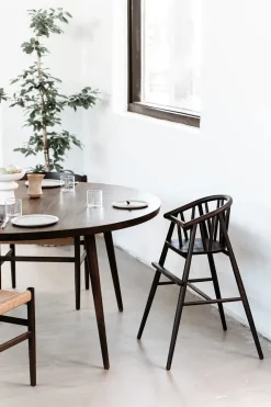 Børn Oaklings Gaver|Gaver Til Børn<Saga Højstol, sortlakeret eg fra