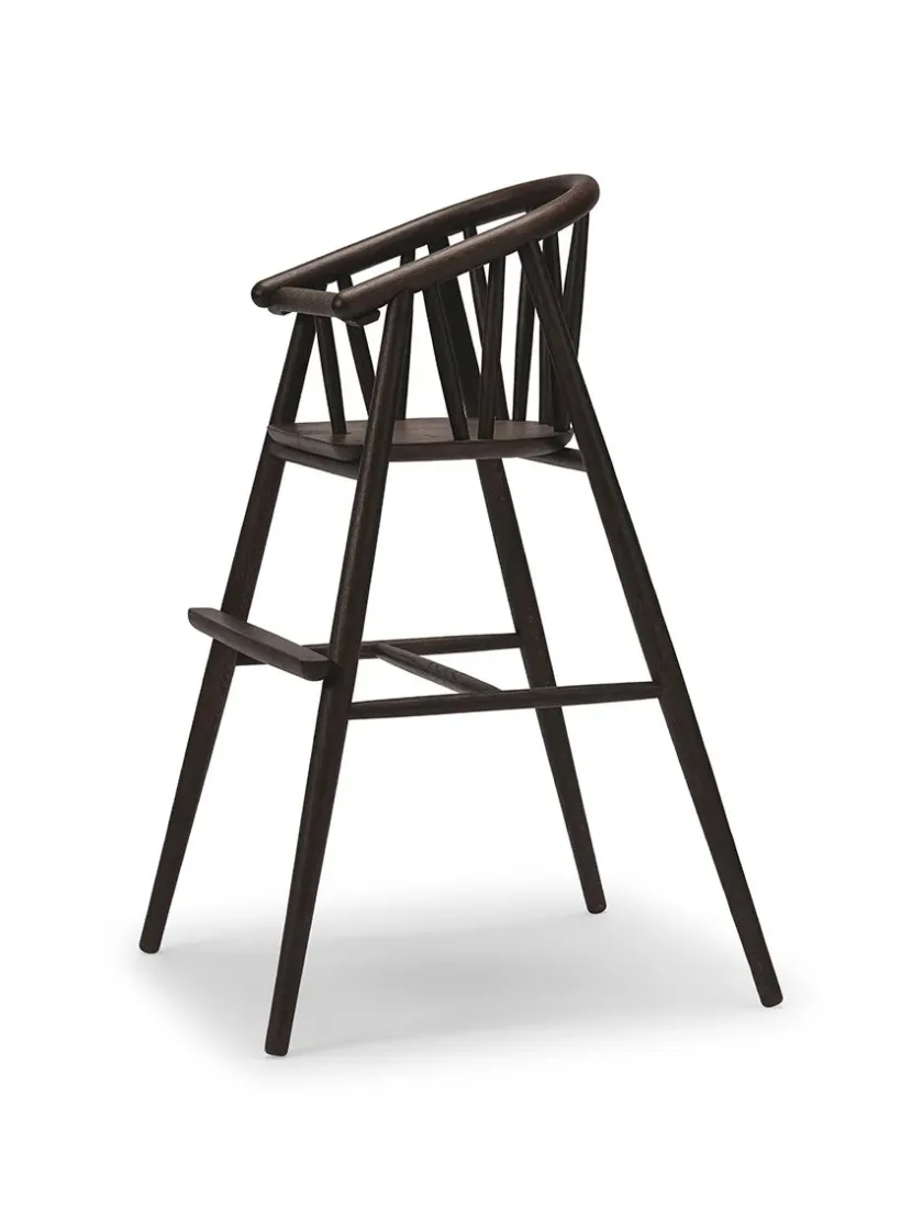 Børn Oaklings Gaver|Gaver Til Børn<Saga Højstol, sortlakeret eg fra