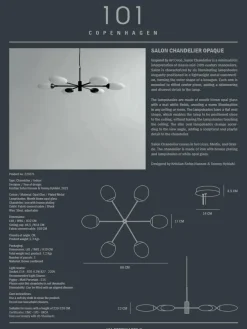101 Copenhagen Lysekroner|Spots<Salon Chandelier, opaque fra