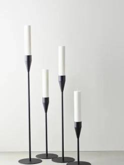 Piet Hein Lysestager<Saturn Lysestage, sort fra