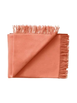 Silkeborg Uldspinderi Puder Og Plaider<Secret Plaid, coral/amber fra