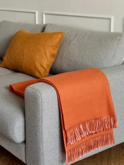 Silkeborg Uldspinderi Gaver Til Ham|Puder Og Plaider<Secret Plaid, indigo/cobalt fra