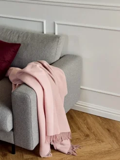 Silkeborg Uldspinderi Gaver Til Ham|Puder Og Plaider<Secret Plaid, indigo/cobalt fra