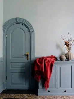 Silkeborg Uldspinderi Puder Og Plaider<Secret Plaid, lime/moss fra