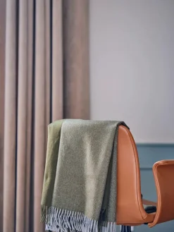 Silkeborg Uldspinderi Puder Og Plaider<Secret Plaid, ocher/caramel fra