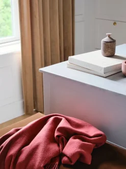 Silkeborg Uldspinderi Puder Og Plaider<Secret Plaid, ocher/caramel fra