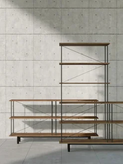 Stellar Works Reolsystemer|Reoler<Seiton Reol 3-3 L, valnød fra