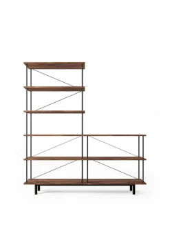 Stellar Works Reolsystemer|Reoler<Seiton Reol 3-3 L, valnød fra