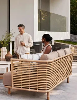 Cane-line Udendørs Loungemøbler<Sense 3 pers. Sofa fra